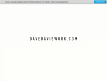 Tablet Screenshot of davedaviswork.com